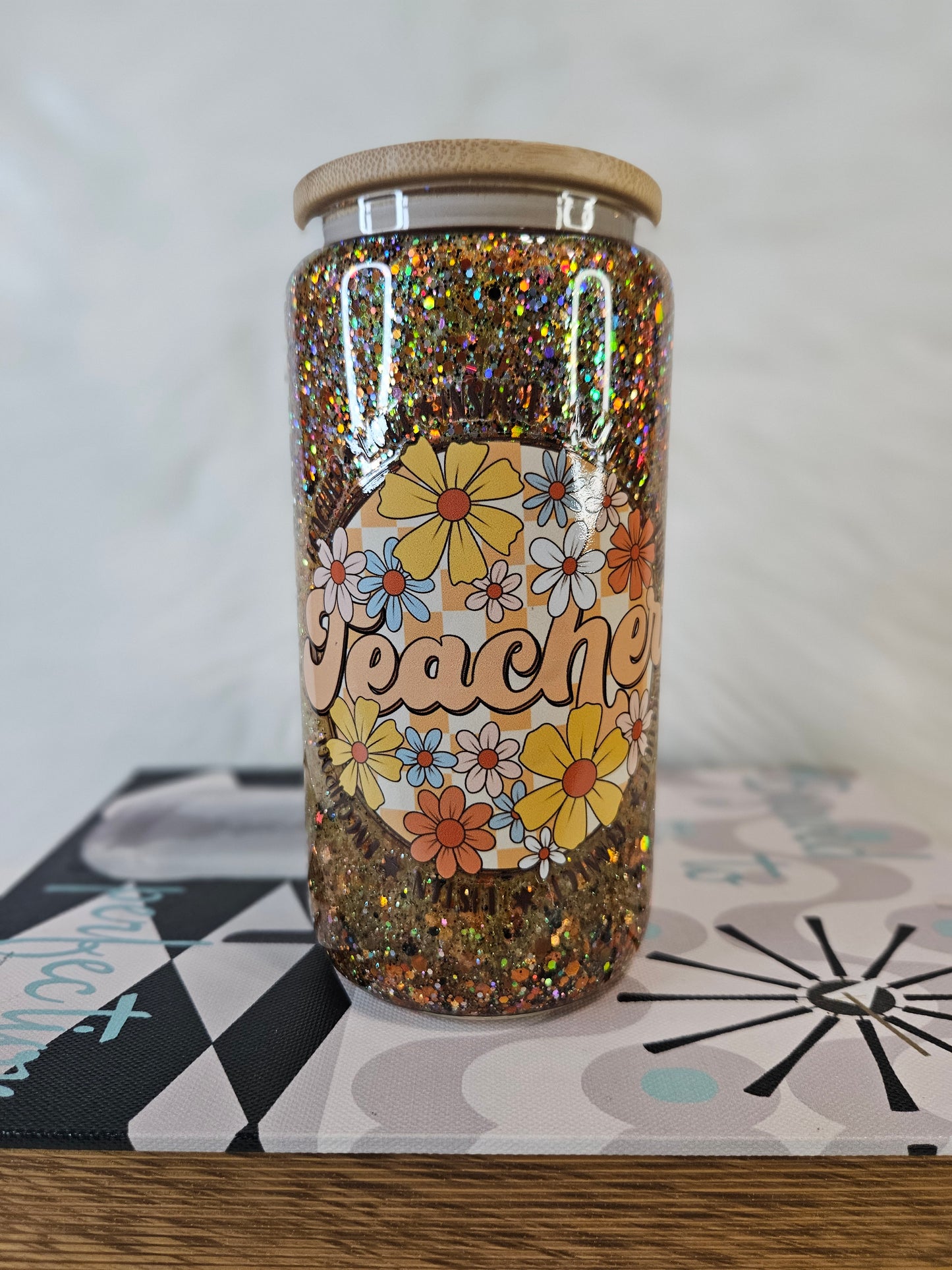 16oz Glass Snowglobe (Tecaher)