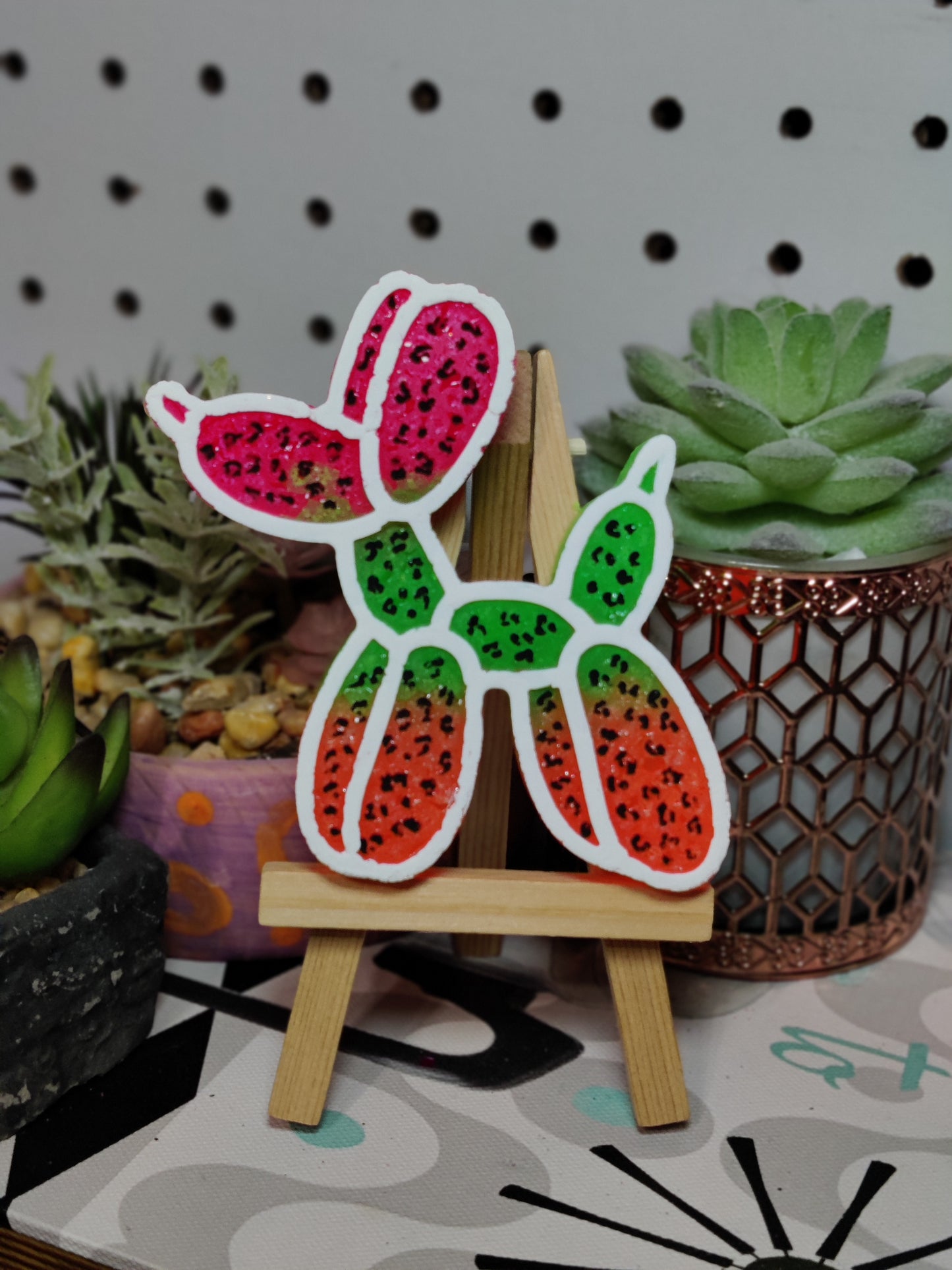 Balloon Dog (Ombre' Leopard print)