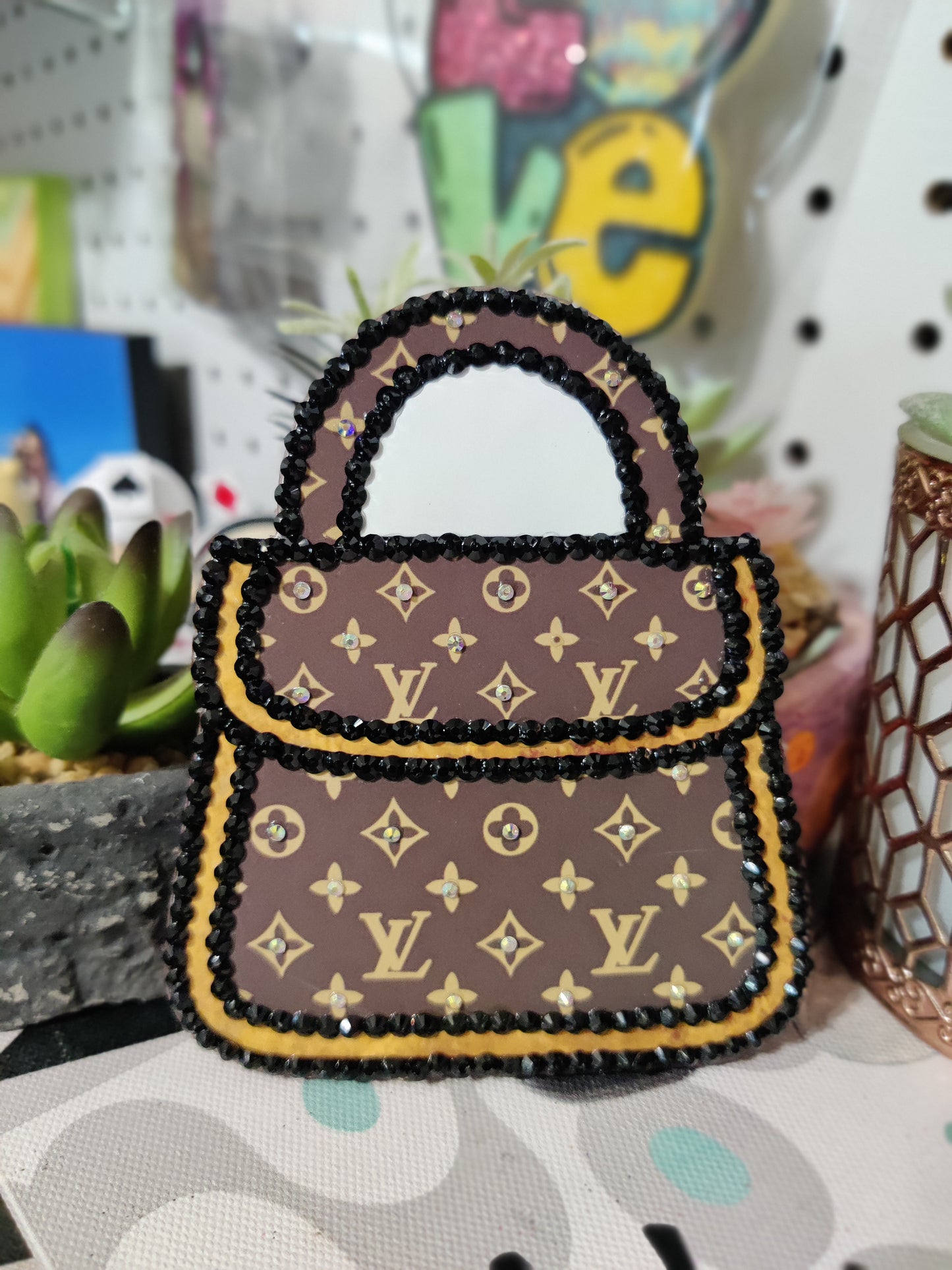 LV Purse Car Freshie