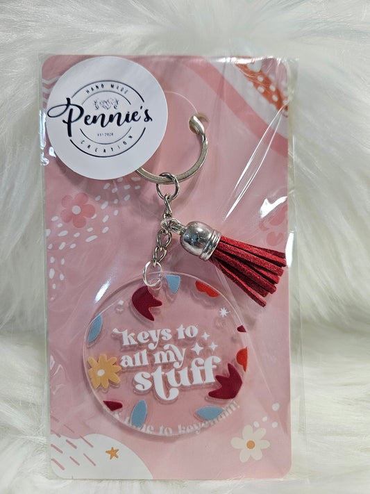 Round KeyChain 9