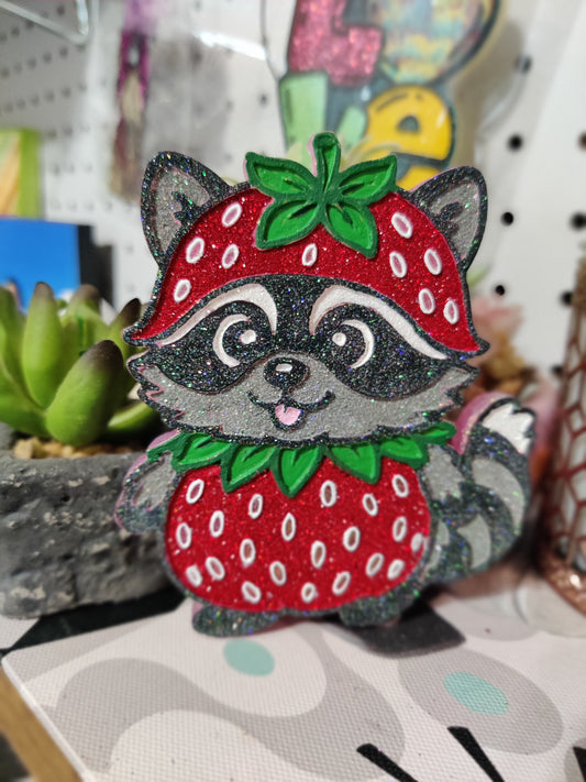 Strawberry Raccoon