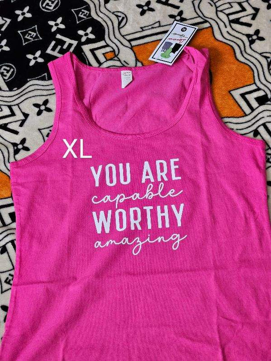 You Are Capable, Worthy, and Amazing (Extra Large)